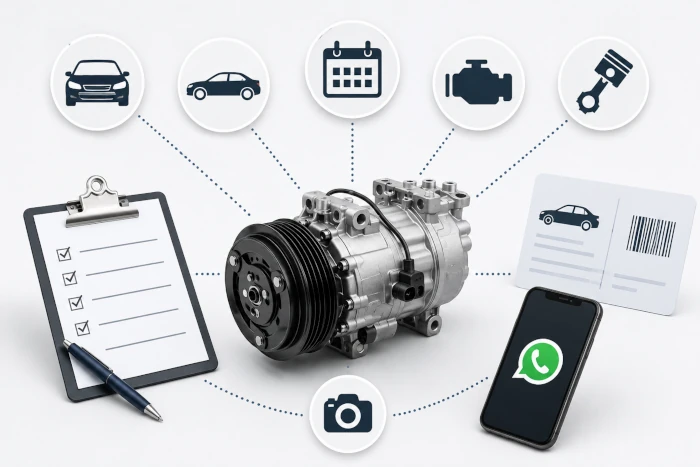 Catalogo compresores de aire acondicionado para coche revisados con garantía